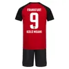 2023 24 Eintracht Maglie da calcio di Francoforte da uomo Lenz Alario Kolo Muani Koch Borre Skhiri Home Red Black Child Shirts Daifort