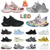 Designer LED 3.0 3xl Paris Männer Frauen Triple S Casual Shoes Sock Weiß schwarzer Turnschuhe Track 3 Tess.S.Gomma Leder Trainer Nylon bedruckt berühmte Plattformschuheplatte-Formale