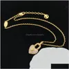 Collana bracciale 2023 Ultimo look di moda -Accessori costumi di vendita Nuovo stile Pendant Classic Women Men Regal Luxury Collane D Dhyuj