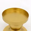 Ljushållare Holder Golden Tea Light Decorative Votive Candlestick Stand Festival Table Centerpieces Decorations