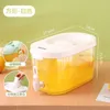 Water Bottles 4L Cold Kettle Refrigerator With Faucet Household Lemonade Bottle Drinkware Container For Kitchen Cool Bucket