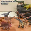 Andere speelgoed 10 15 cm dinosaurusmodel Toys Jurassic Tyrannosaurus indominus Rex Triceratops Brontosaurus Boys and Childrens Giftl240502