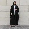 Vêtements ethniques Dubai Pearl Déclaration ouverte Abayas Batwing Femmes musulmanes Maxi Dress Islam Ramadan Eid Kaftan Turc Moroccain Modest