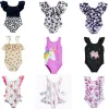 Swimwear One Piece Girl Swimsuits 1 2 3 4 5 ANS Bébé Swimwear Summer Beach Bathing Bikini Clothes Kids Bow Seaside Swimming Wear