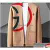 Herrenpullover Herrendesigner Marke Luxus Mode Strick -Strickjacken Pullover Männer lässige Trendmäntel Jacke Kleidung Z230819 Drop Deli Dhzam