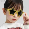 Gafas de sol lindas gafas de sol de cinco estrellas dibujos animados al aire libre protección solar niños lindas gafas de sol