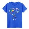 As camisetas masculinas adoram meu filho Autism Consciência T-shirt Cotton Cotton O-G-GELADO MANEIRA CUSTO CASual Tamanho S-3xl