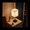 Table Lamps Desk Touch Dimmable Bedside Lamp With USB Charge Ports& AC Outlet Rechargeable Light US Plug