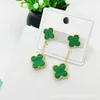 Cheap price and high quality earrings jewelry vanly Classic Four Leaf Clover Earrings with common cleefly