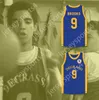 Anpassad Nay Mens Youth/Kids Jimmy Brooks 9 Degrassi Community School Panthers Home Basketball Jersey med Patch Top Stitched S-6XL