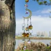 Décorations Suncatchers Catcher léger suspendu Crystal Moon Catcher Pendants Rainbow Maker Garden Home Window Wind Chimes charme Decoration