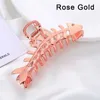 Autre nouvelle géométrie Hair à poissons métalliques Cl pour les femmes Hair Clain Cl Vintage Hairpin Band Crab Coil Clip Accessoires de cheveux Fashion