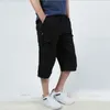 Herrenhosen Baumwollhose Sommer lässig Hosen Militär 5xl Cargo Shorts Armee Mti Pocket Capri Kleidung 2023 Drop -Lieferkleidung DHBR4