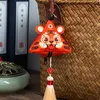 Figurines décoratines triangle dragon festival festival sachet pendentif tassel sac de bénédiction traditionnel de style chinois