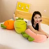 Software rabanete colorido simulação criativa frutas e travesseiro de sono vegeta