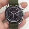 Designer Watch Reloj Watches AAA Quartz Watch Oujia Super Overlord Unlimited Black Green Cloth Belt Quartz Watch Cl019 Mechanical Watch H Mens Watch