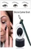 Eyeliner 1 Ustaw narzędzia przewodnika Łatwe Noskip Gel wielokrotnego użytku silikonowy szczotka do chwytliwych rąk Makeup6842078