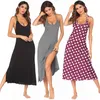 Spring Summer Cross-Border Europe et les États-Unis pour dames familiales Pajamas Robe licot