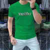 2024 Ny Brand Style Summer Paris Mens T-shirts Designer Tee Luxury Letter Tshirt T Shirt Classic Fashion Green Women Short Sleeve Casual Cotton T-Shirt Topps Size M-4XL