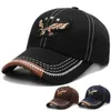 Ballkappen Neue coole Frauen Männer Baseball Cap lässige männliche männliche weibliche Snapback Hut verstellbar 3D Eagle Stickerei Sun Hut T240429