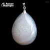 Pendant Necklaces Real Natural Stone Cabochon Agate Geode Quartz Crystal Cluster Treasure Bowl Specimen Necklace For Jewelry Making BD100