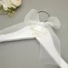 Partyzubehör personalisierte Hochzeitsbügel Custom Bridal Duschgeschenkkleid Holz Brautjungfer Groomsmen