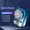 Shavers électriques Rasoir électrique électrique portable Razor électrique pour hommes mini-barbe 2gears