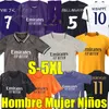 5xl 23/24/25 Bellingham 4ª camisa de futebol Rodrygo Vini Jr Joselu Brahim Carvajal Tchouameni Valverde Modric Men Kit Kit Socks Fãs de fãs de versão de futebol camisa de futebol camisa