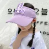 Nouveaux enfants Sun chapeaux Enfants Visors d'été mignons Wings Bunny Chapeau de lapin chapeau d'été pour enfants Boys filles chapeaux 3-12 ans