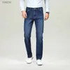 Erkekler Kot Mens Kot Bahar ve Sonbahar Elastik İş Gevşek Düz Rahat Pantolon Marka Moda rahat denim pantolon WX