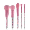 Makeup Brushes Set Candy Transparent Handle Kit Foundation Foundation Foundation Blush Powder Cosmetics Tool Brush