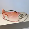 Lunettes de soleil irrégulières pour les femmes élégantes Fashion Femme Femme Soleil Designer Glamour Eyewear UV400