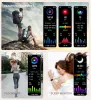 Montres Lenovo, New Women's Smart Watch Appel Recevoir un tracker de fitness Smartwatch Smartwatch Sleep Sleep Monitoral Petomètre Men