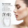 EMS Facial Lifting Microcourrent Roller Massager Drawning Anti Wrinkle Aging Massage Slimming Skin Care Device 240506