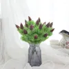 Fleurs décoratives plante artificielle en pin vert balle d'eau pignon d'herbe fausse pour les accessoires de bureau de mariage en famille bricolage faux fleur