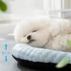 Kształt chmury chłód chłodny zimny jedwabny kota łóżko miękka mata śpiąca bez poślizgu oddychające psa