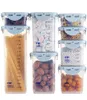 8pcs Boîte à épices à grain Cuisine Conteaux de rangement alimentaire Réfrigérateur Organisateur Boîte en plastique Boîte de rangement en plastique C01165892789