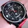 Designer orologio meccanico automatico di lusso jkco ceco leopardo acqua diamante diamante grande coppia orologi per gli uomini movimenti