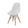 Couvercles de chaise Velvet Scandinave Cover Couleur Couleur de salle à manger Sans Perme pour le bureau du salon de la cuisine