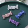 Charms 1PCS süßer Kinderkopfschmuck Joker Crystal Candy DIY handgewebte Perlenhaarpin-Haarzubehör Ohrringe Materialien