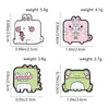 Animal Kaninchen Froschkatzen Brosche süße Anime -Filme Spiele Harte Emaille Pins Sammlung Cartoon Brosche Rucksack Hat Bag Kragen Revers Auszeichen