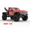 Auto's Nieuwe Crossrc Emo X3 Northeastern Tigers 1/8 RC Elektrisch externe bedieningsmodel Auto Crawler Road Rescue Vehicle