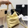 Chanellly Cchanel Chanelllies антикварные CC Trend Bags 22 Джинсовая сумка черная мусорная дизайн cf Серебряное серебро большое количество дамы на плечо мессенгер