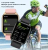 Watches Smart Watch1.78 HD Fitness Tracker Heart Rate Monitor Blodtryck bt Swim Watertproof för män Kvinnor Wristwatch för Android iOS