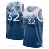 Karl-Anthony Towns 5 Anthony Edwards Basketball Jersey Rudy Gobert Kevin Garnett Minnesotas Timberwolve 2023 2024 City Jaden McDaniels Kyle Anderson Naz Reid