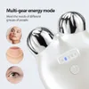 EMS Facial Lifting Microcourrent Roller Massager Drawning Anti Wrinkle Aging Massage Slimming Skin Care Device 240506