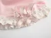 Robes Robe tutu bébé fille de nouveau-née pour l'anniversaire arc à manches longues en dentelle de printemps robes chapeau