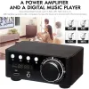 Versterker Woopker Hifi Power Amplifier TPA3116 50WX2 -kanaal 2.0 Bluetooth 5.0 Digital Home Audio Amp USB Udisk TF Aux Music Player