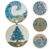 Decoratieve beeldjes Acryl oceaan surf strandhangende ornamenten handgemaakte zeeglas zon van catcher golf flat printing decor valentijnsdag cadeau