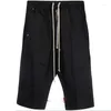 Men's Pants Casual Capris Youth Trend Handsome Straight Tube Loose And Versatile Work Clothes Shorts